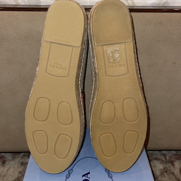 Authentic Prada Floral Embroidered Espadrilles - Picture 13 of 13